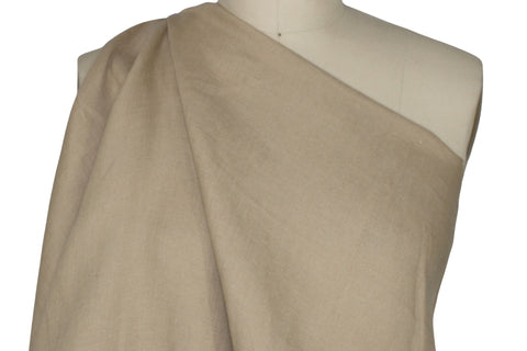 Italian suit-weight linen in khaki