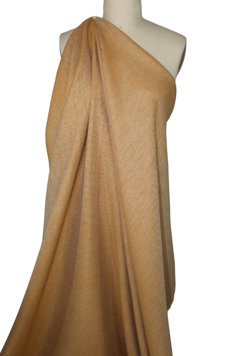 Golden linen tweed