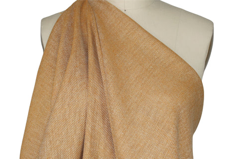Golden linen tweed