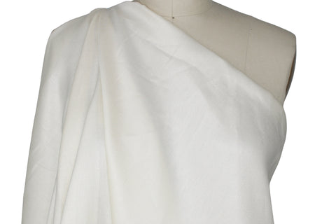 Satin Finish Suit Weight Linen - Vanilla