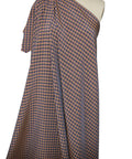 Italian checked linen shirt weight