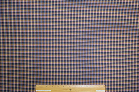 Italian checked linen shirt weight