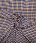 Italian checked linen shirt weight