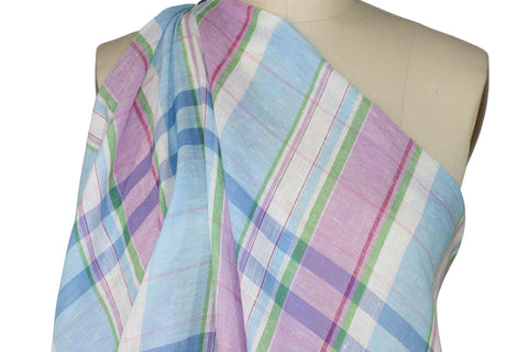 Italian plaid linen