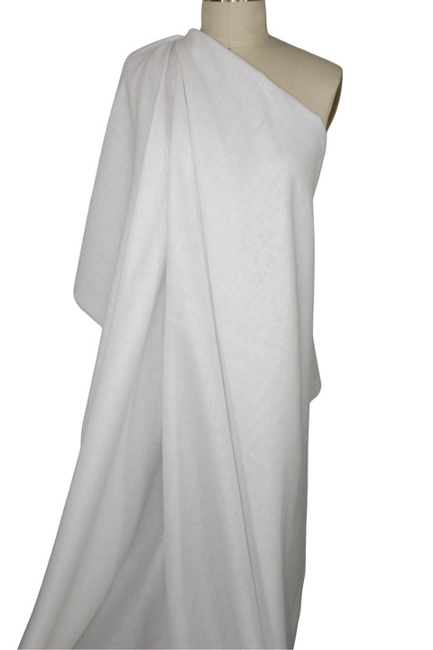Italian Mid-weight Linen - White