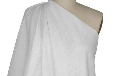 Italian Mid-weight Linen - White