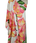 Oscar de la Renta floral linen