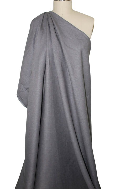 Italian Mid-weight Linen - Medium Gray