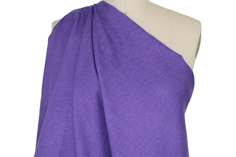 Italian Mid-weight Linen - Brilliant Purple