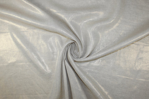 Coated Dress-weight Linen - Gold on Oatmeal Gorgeous Fabrics Coated Dress-weight Linen - Gold on Oatmeal Gorgeous Fabrics