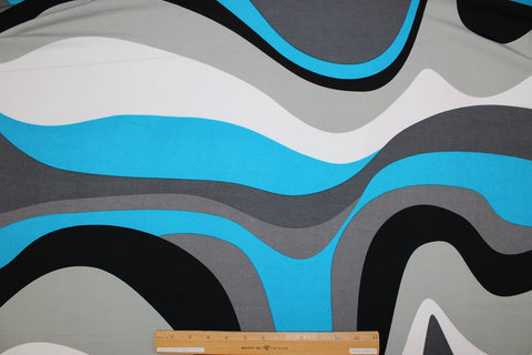 Bold and Groovy Abstract ITY Jersey - Blue/Grays/Black/White
