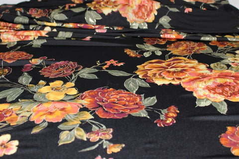 Floral ITY jersey fabric