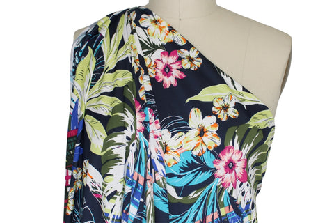 Floral border ITY jersey