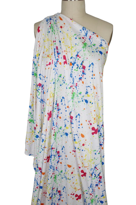 Paint splatter print jersey