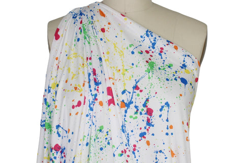 Paint splatter print jersey