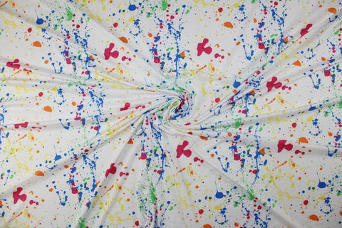 Paint splatter print jersey