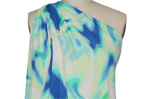 Watery print ITY jersey