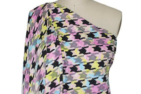 Houndstooth print ITY Jersey