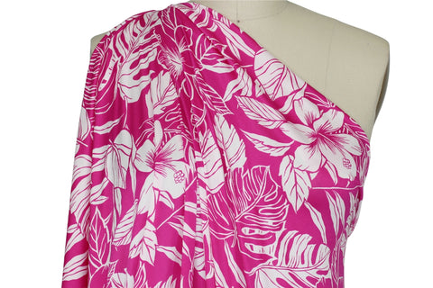 Hibiscus print ITY jersey