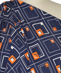 Geometric print ITY fabric