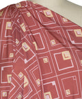 Geometric print ITY fabric