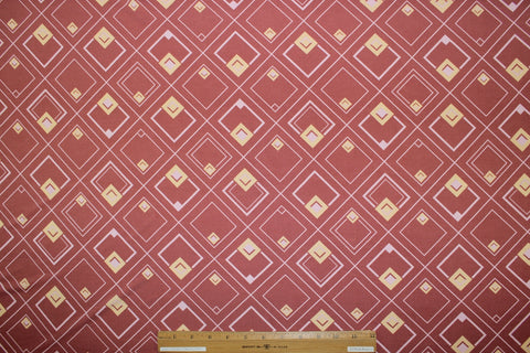 Geometric print ITY fabric