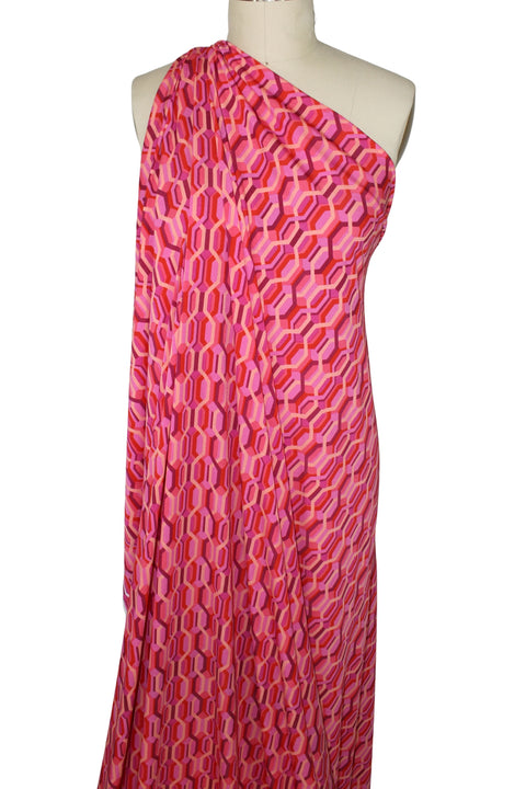 Geometric (hexagonal) print ITY jersey 