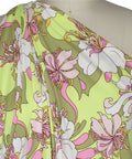 Mid-century modern style floral ITY jersey