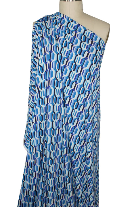 Geometric (hexagonal) print ITY jersey 