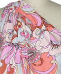 Mid-century modern style floral ITY jersey