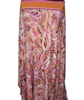 Border print 70s style ITY jersey
