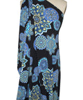 Mandala print border jersey