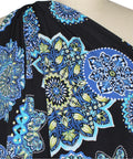 Mandala print border jersey