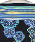 Mandala print border jersey