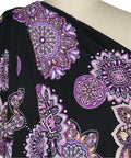 Mandala print border jersey