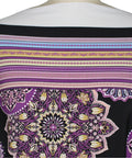 Mandala print border jersey