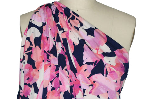 Floral print ITY jersey