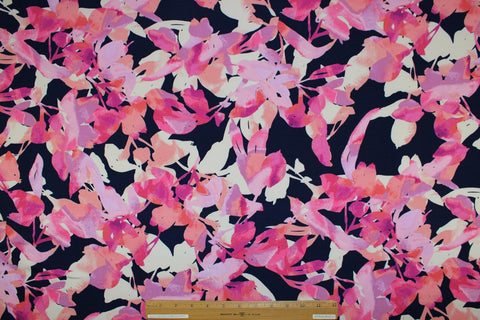 Floral print ITY jersey