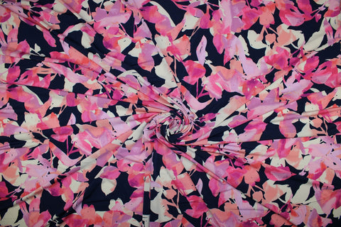 Floral print ITY jersey