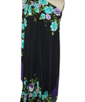 Floral panel print ITY jersey