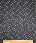 Tiny floral print jersey in black and white