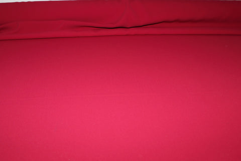Easy Care Stretch Crepe - Deep Red