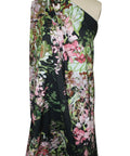 Oscar de la Renta Floral Crepe de Chine