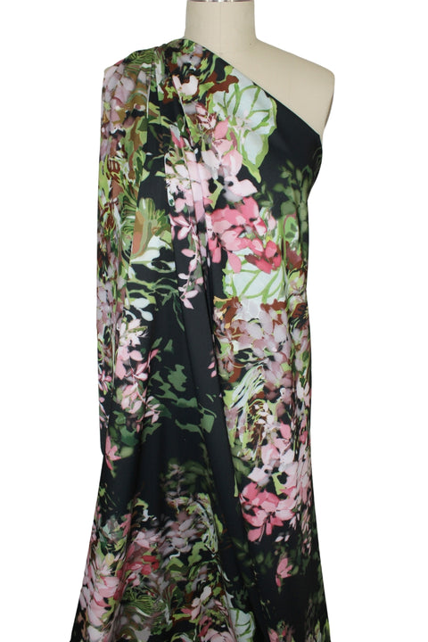 Oscar de la Renta Floral Crepe de Chine