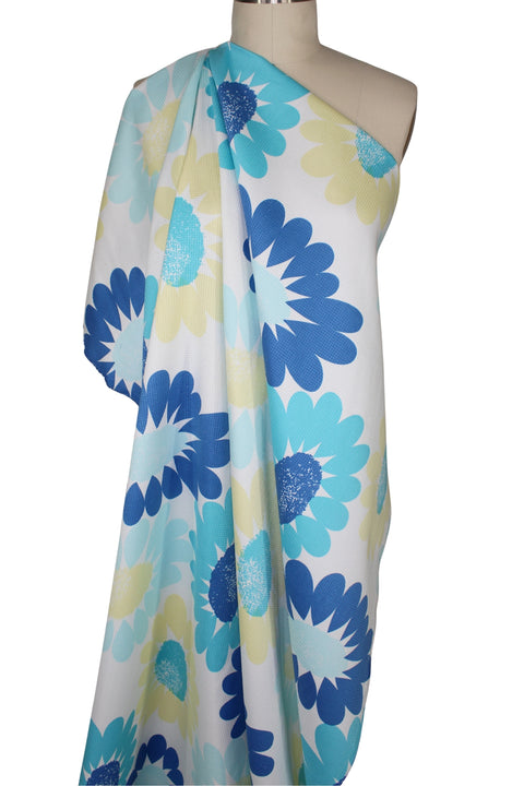 Floral piqué cotton