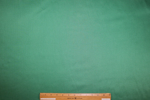 Green cotton piqué fabric