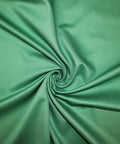 Green cotton piqué fabric