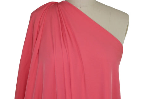 Easy Care Stretch Blouse-weight Twill - Sugar Coral