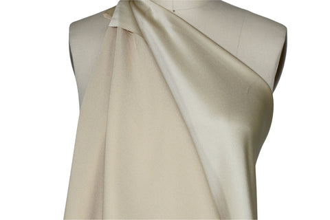 Italian selvage marked cady fabric