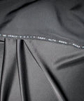 Italian selvage marked cady fabric